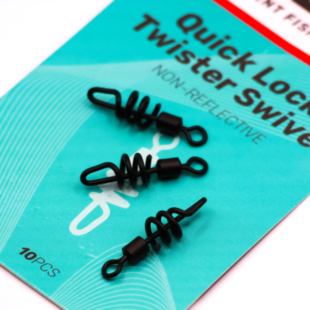Quick lock twister swivel